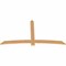 Ekena Millwork Bellingham Timber Gable Bracket, Western Red Cedar, 96"W x 52"H x 1 1/2"D x 5 1/2"F, 13/12 Pitch GBW096X52X0206BEL00SWR - alternate 2